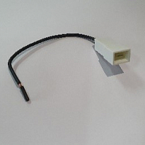 Колодка соед. 1 конт. 6,3мм (штырь) с проводом 0,75мм AVKOPRO AVK907337102-0,7 (уп.10шт)